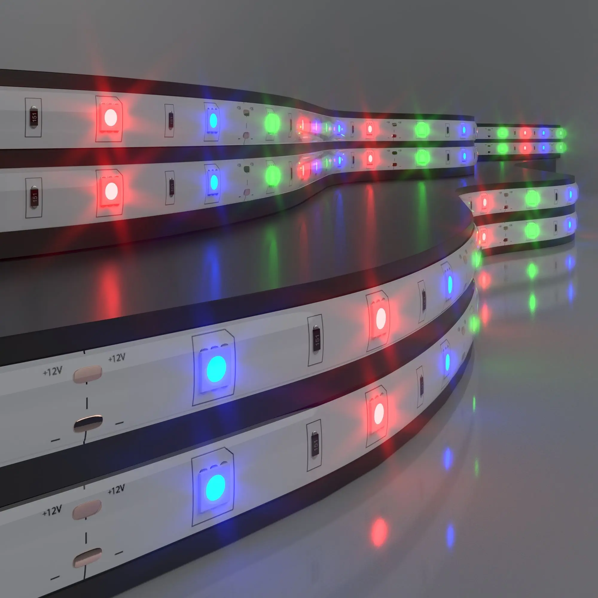 Светодиодная лента Elektrostandard 5050 12V 30Led 7,2W IP65 rgb