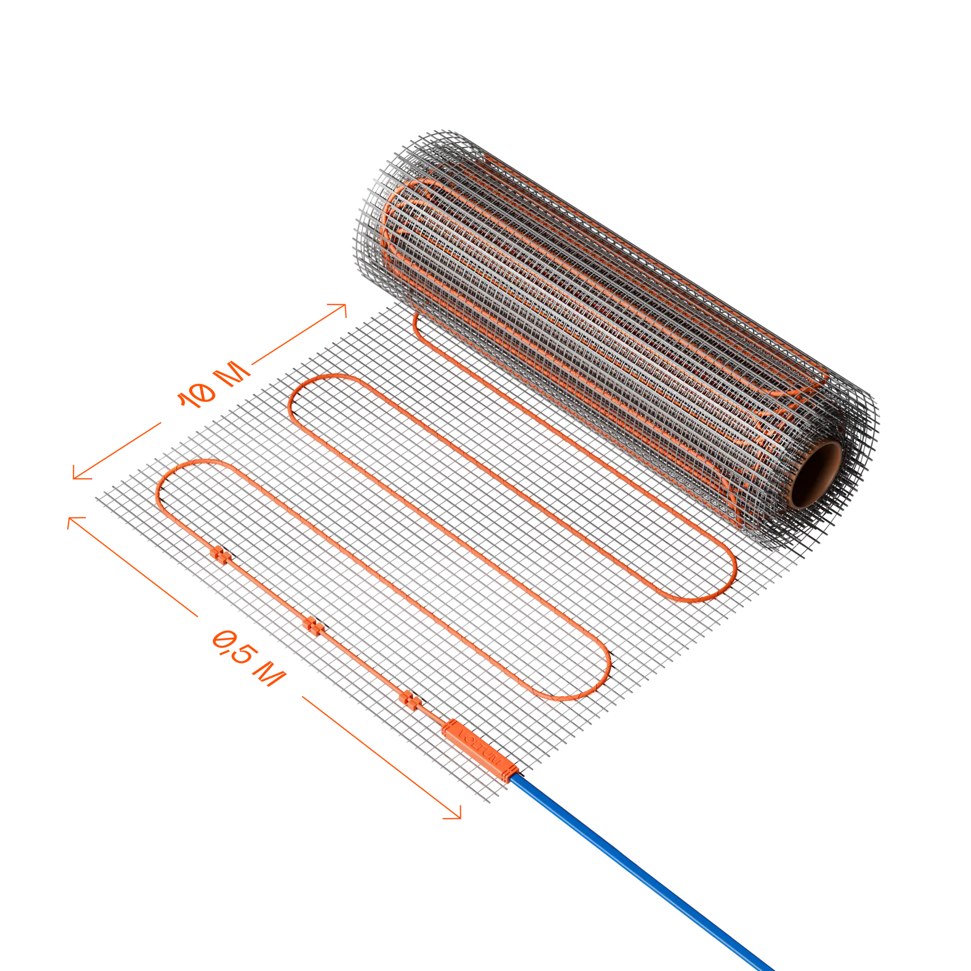 Нагревательный мат Voltum T150, 5 м², 750 Вт VLT01-150-5.0
