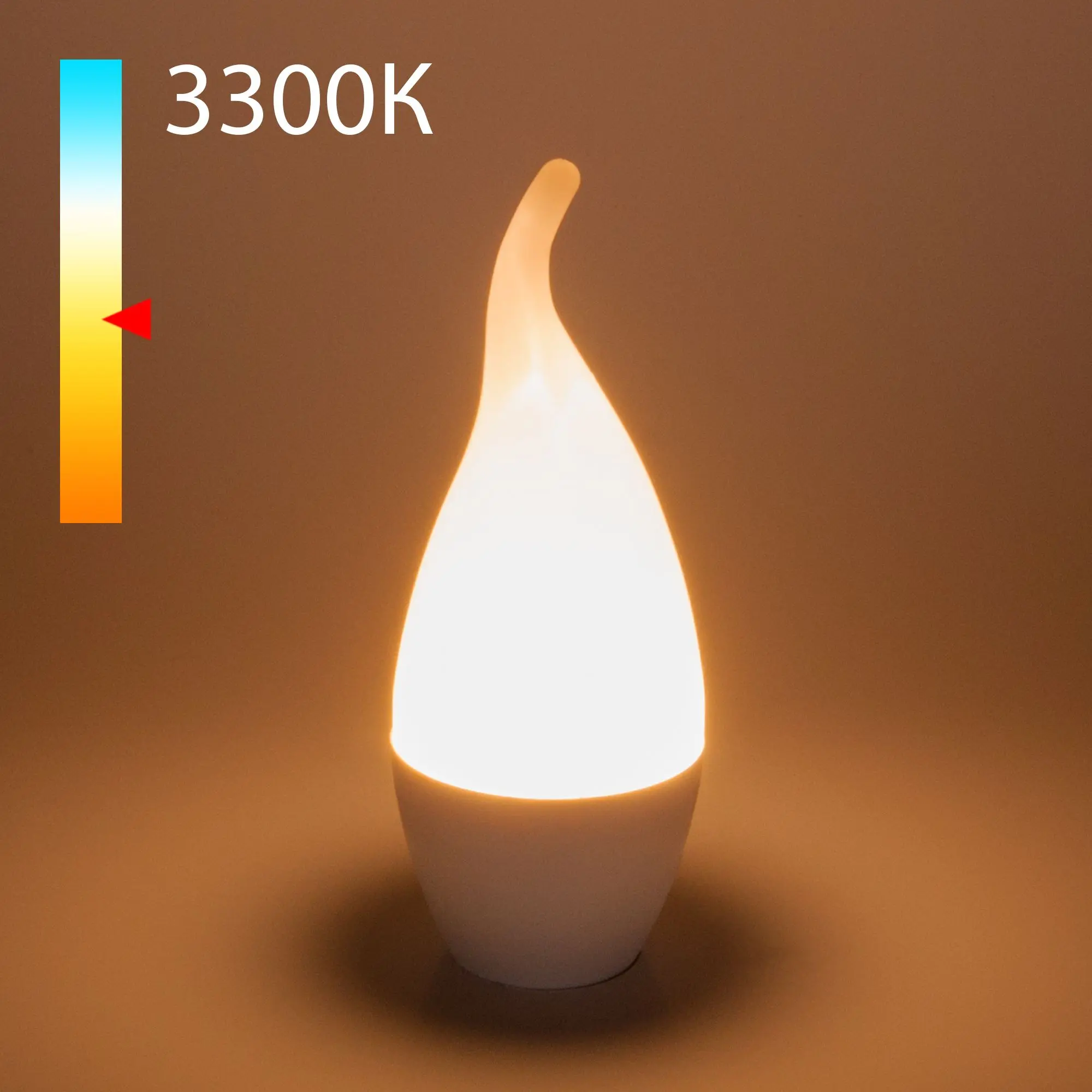 Светодиодная лампа "Свеча на ветру" CA37 6W 3300K E14 Elektrostandard BLE1434