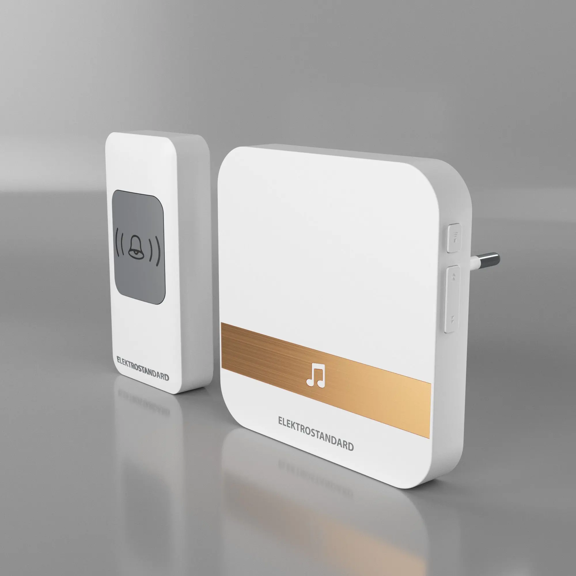 Звонок беспроводной WL 52M IP44 DBQ24M Elektrostandard DBQ24M WL белый