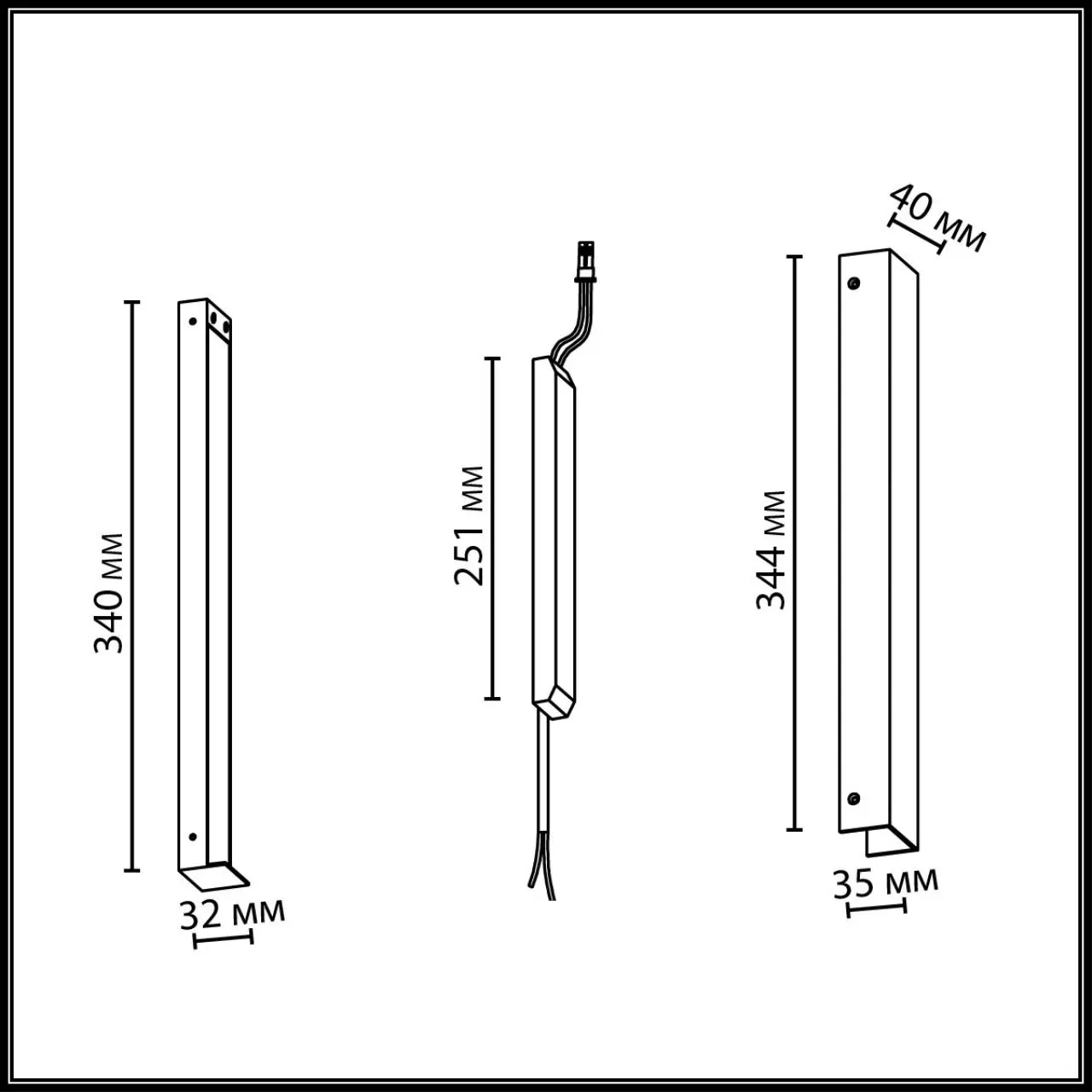 Драйвер Odeon Light Leda 357784BL