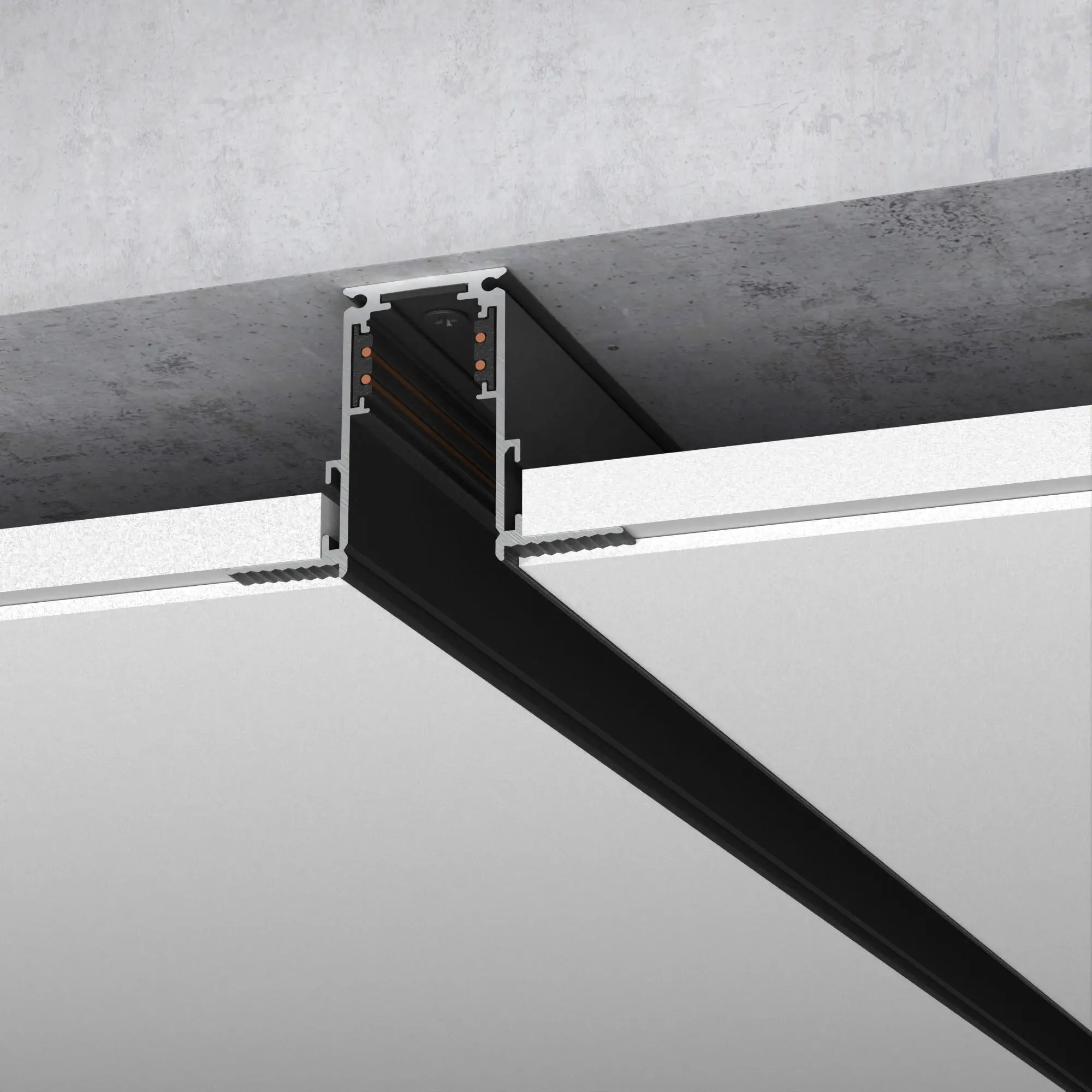 Slim Magnetic Шинопровод встраиваемый, 2м Elektrostandard 85087/00 чёрный