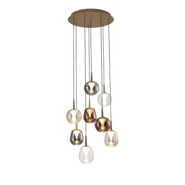 Подвесная светодиодная люстра Mantra Andromeda 8933+8PL &mdash; svetrussia.ru