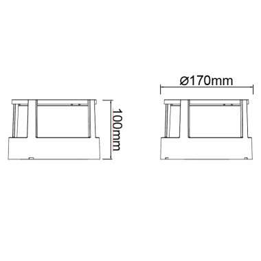 Уличный настенный светодиодный светильник Mantra Creek 8859 &mdash; svetrussia.ru