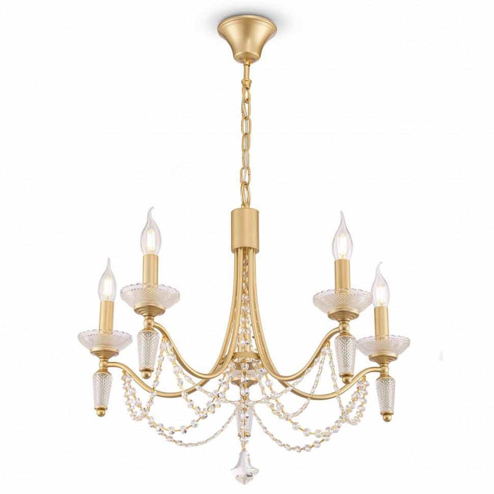 Подвесная люстра Freya Zoe FR2009PL-05G фото 1 &mdash; svetrussia.ru