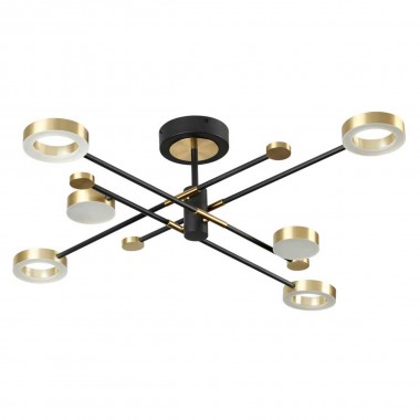 Потолочная светодиодная люстра Odeon Light Midcent Denzel 4321/55CL &mdash; svetrussia.ru