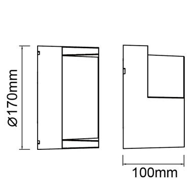 Уличный настенный светодиодный светильник Mantra Creek 8854 &mdash; svetrussia.ru