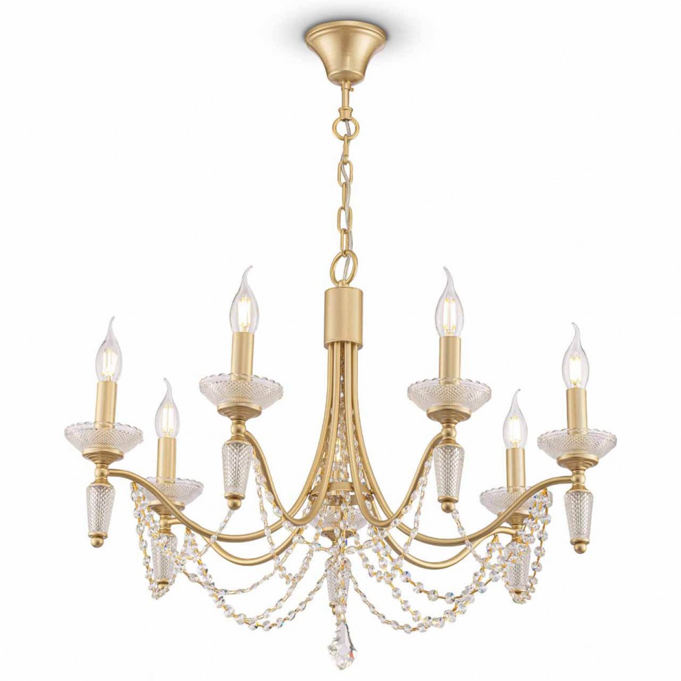 Подвесная люстра Freya Zoe FR2009PL-07G фото 1 &mdash; svetrussia.ru