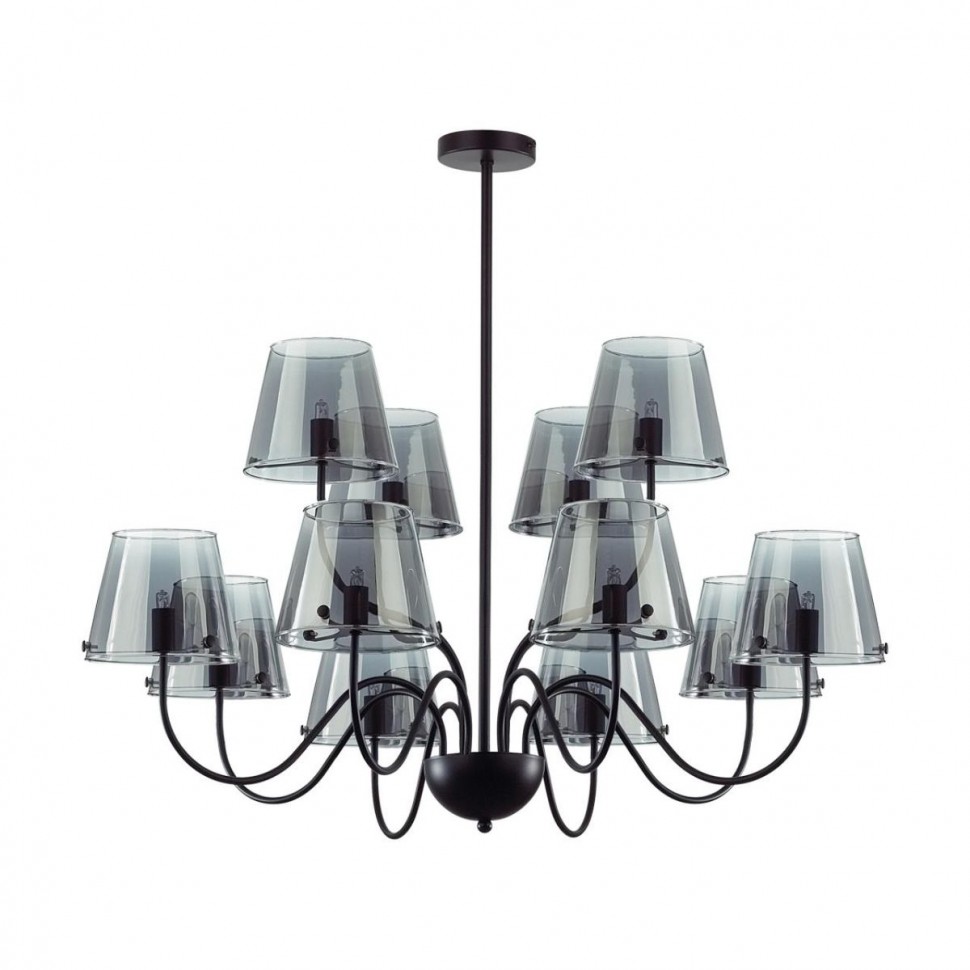 Подвесная люстра Lumion Moderni Smoky 6570/12C фото 1 &mdash; svetrussia.ru