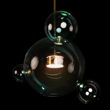 Подвесной светодиодный светильник Loft IT Bolle 2027-P4 Blue &mdash; svetrussia.ru