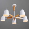 Потолочная люстра Arte Lamp A7141PL-5WH фото 3 &mdash; svetrussia.ru