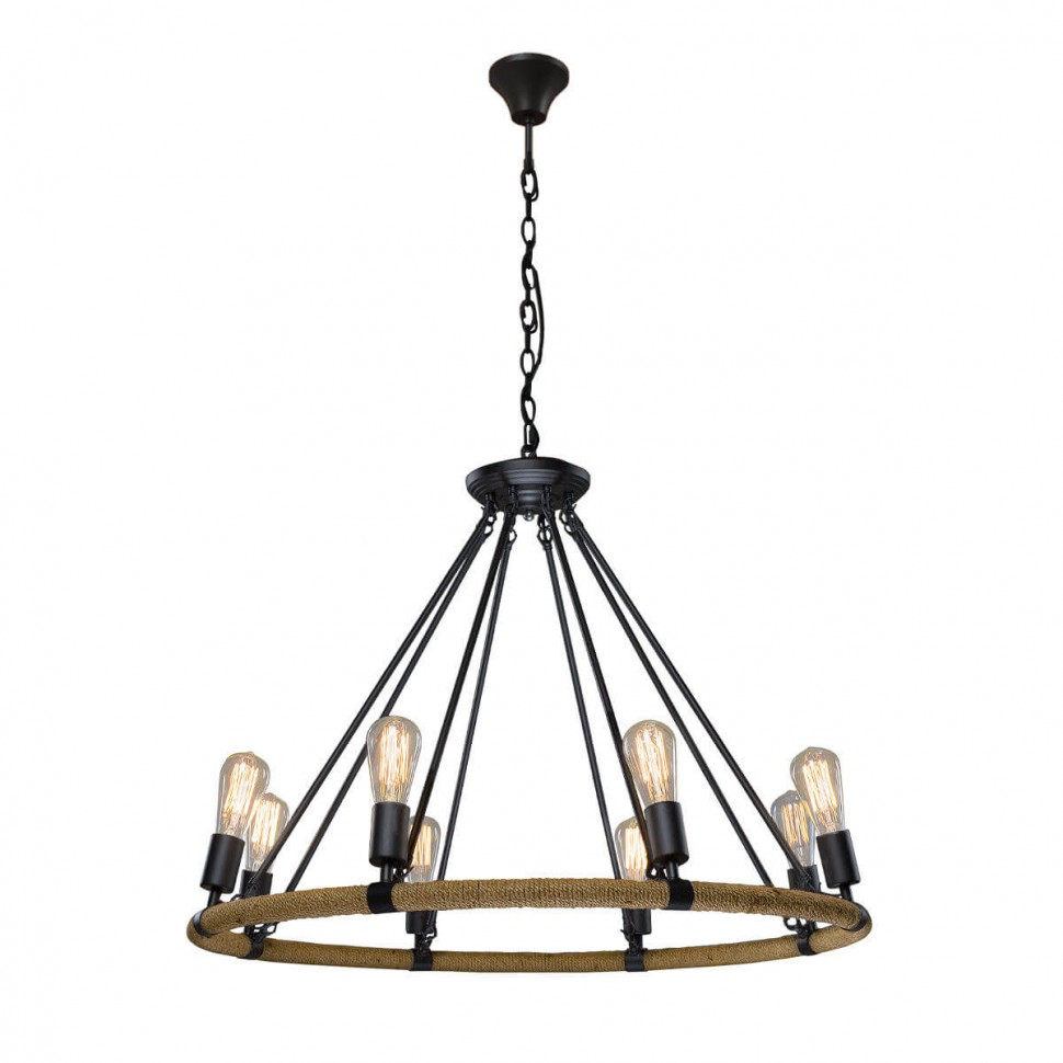 Подвесная люстра Loft IT Rope Filament Loft1861/8 фото 1 &mdash; svetrussia.ru