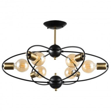 Потолочная люстра Arte Lamp Glasgow A1963PL-6BK &mdash; svetrussia.ru