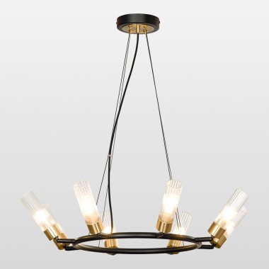 Подвесная люстра Lussole Linn LSP-8906 &mdash; svetrussia.ru