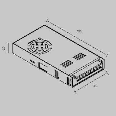 Блок питания  Maytoni Led Strip 831011 &mdash; svetrussia.ru