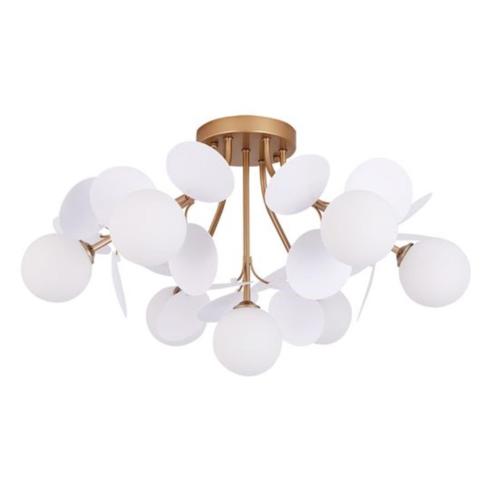 Потолочная люстра Arte Lamp Peacock A1369PL-7SG фото 1 &mdash; svetrussia.ru