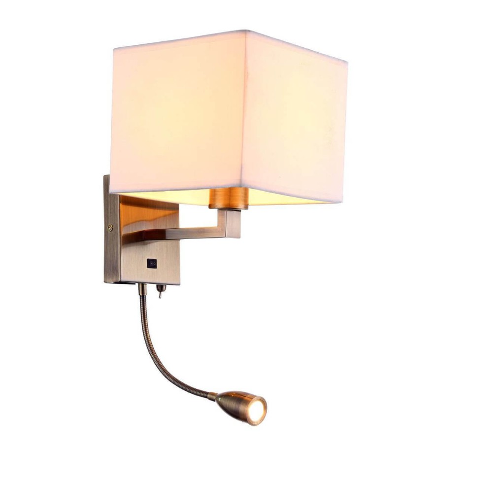 Бра Arte Lamp Hall A9249AP-2AB фото 1 &mdash; svetrussia.ru