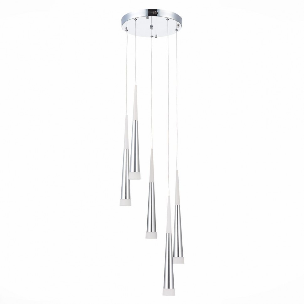 Подвесная светодиодная люстра Evoluce Orpelo SLE200113-05 фото 1 &mdash; svetrussia.ru