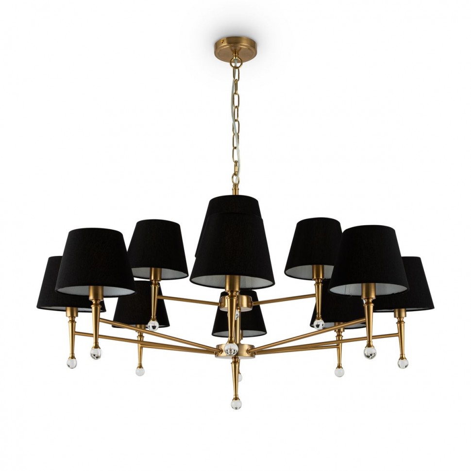 Подвесная люстра Freya Rosemary FR5190PL-12BS фото 1 &mdash; svetrussia.ru