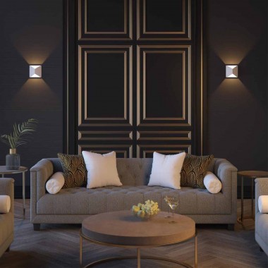 Уличный настенный светодиодный светильник Odeon Light Hightech Tibro 3909/10WL &mdash; svetrussia.ru