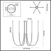 Подвесная люстра Odeon Light MONELLA 6639/70L фото 4 &mdash; svetrussia.ru