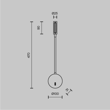 Бра Maytoni Stem C035WL-L3W3K &mdash; svetrussia.ru