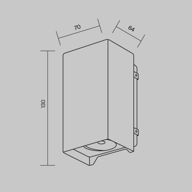 Уличный настенный светодиодный светильник Maytoni Shell O570WL-L10B3K &mdash; svetrussia.ru