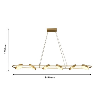 Подвесная светодиодная люстра F-Promo Abris 4677-6P &mdash; svetrussia.ru