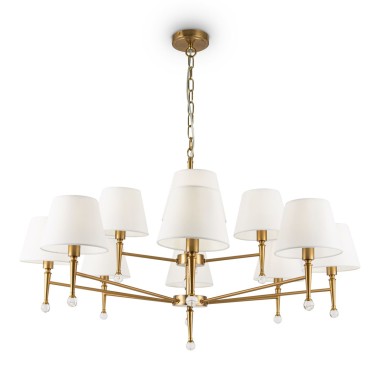 Подвесная люстра Freya Rosemary FR5190PL-12BS1 &mdash; svetrussia.ru