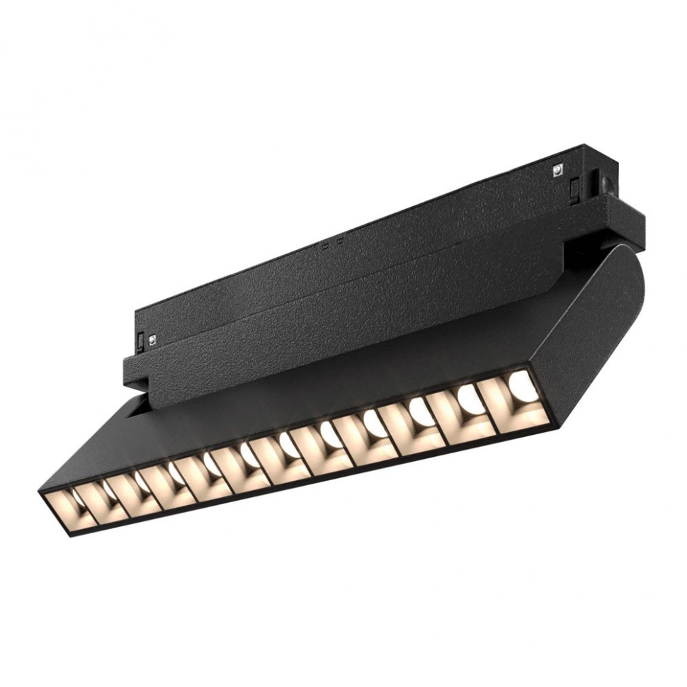 Трековый светодиодный светильник для магнитного шинопровода Arte Lamp Linea A4648PL-1BK фото 1 &mdash; svetrussia.ru