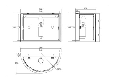 Настенный светильник Maytoni Wonderland MOD313WL-01CH &mdash; svetrussia.ru