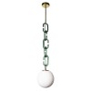 Подвесной светильник Loft IT Chain 10128P Green фото 1 &mdash; svetrussia.ru
