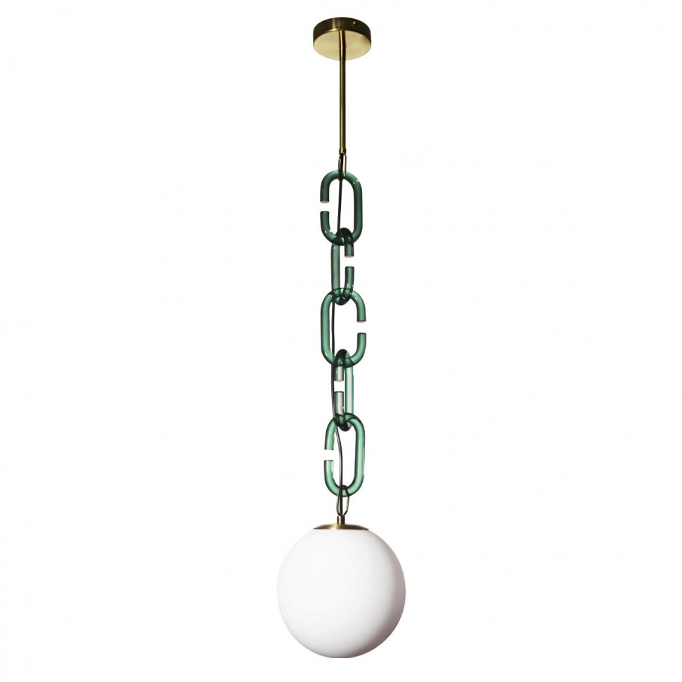 Подвесной светильник Loft IT Chain 10128P Green фото 1 &mdash; svetrussia.ru