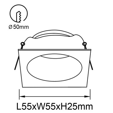 Встраиваемый светильник Mantra ANTILLA 9169 &mdash; svetrussia.ru