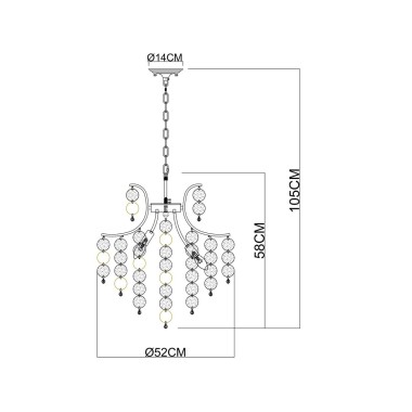 Подвесная люстра Arte Lamp Pipirima A4089LM-6AB &mdash; svetrussia.ru