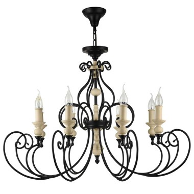 Подвесная люстра Maytoni Karina H631-PL-08-B &mdash; svetrussia.ru