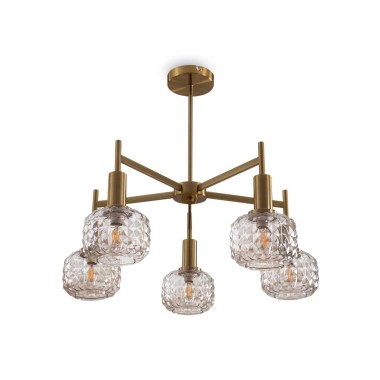 Подвесная люстра Freya Fero FR5366CL-05BS &mdash; svetrussia.ru