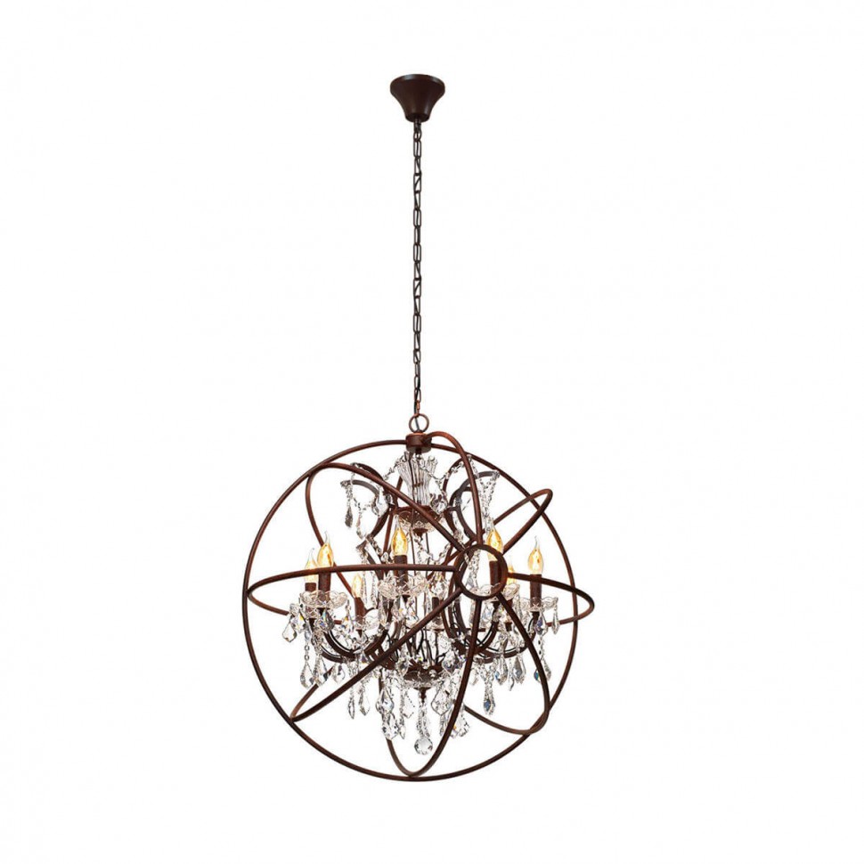 Подвесная люстра Loft IT Foucaults Orb Crystal Loft1897/8 фото 1 &mdash; svetrussia.ru