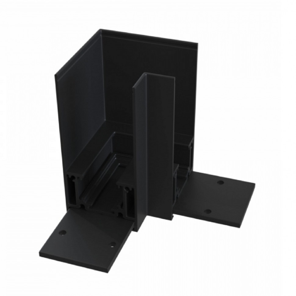 Угловой коннектор накладной Maytoni Technical Gravity TRX010CL-21B фото 1 &mdash; svetrussia.ru