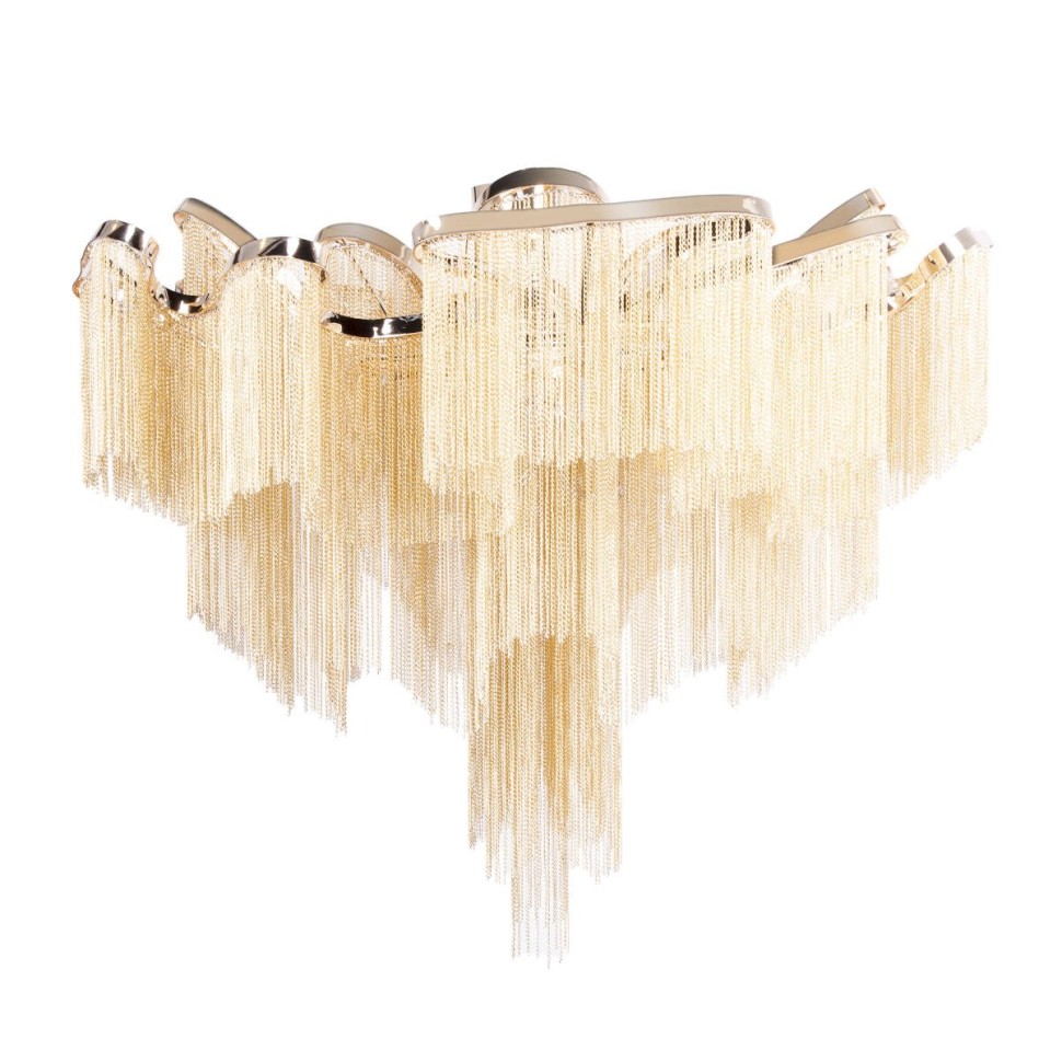 Потолочная люстра Loft IT Stream 10208/1000C Gold фото 1 &mdash; svetrussia.ru