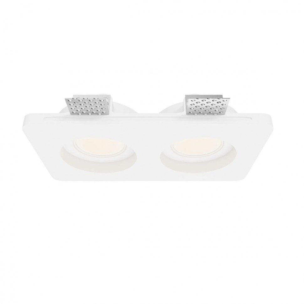 Встраиваемый светильник Maytoni Technical Gyps Modern DL002-GU10-02-W фото 1 &mdash; svetrussia.ru