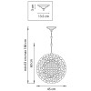 Подвесной светильник Lightstar Verona 727061 фото 2 &mdash; svetrussia.ru