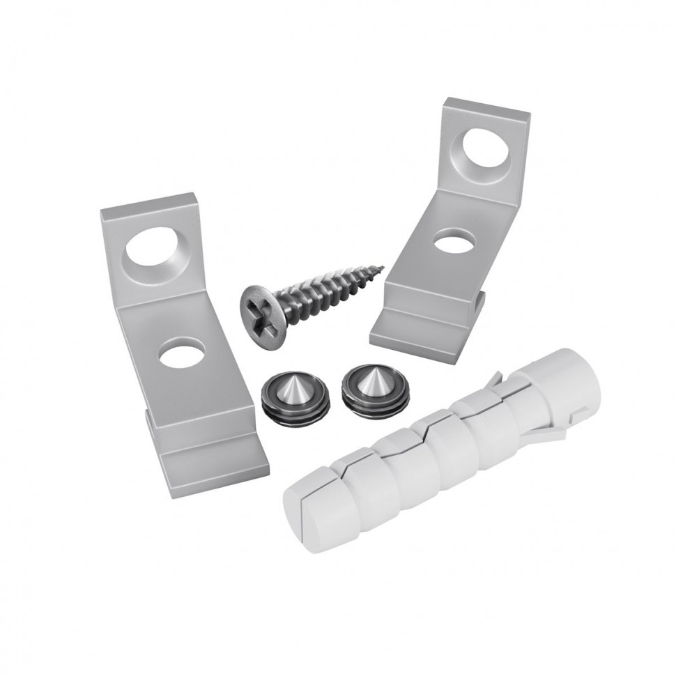 Комплект креплений для радиусного профиля Maytoni (2 шт) ALM-3535R-1MT фото 1 &mdash; svetrussia.ru