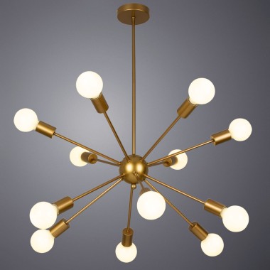 Подвесная люстра Arte Lamp Alastor A6702PL-12PB &mdash; svetrussia.ru