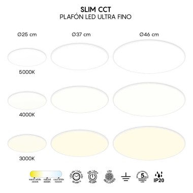 Потолочный светильник Mantra SLIM CCT 8692 &mdash; svetrussia.ru