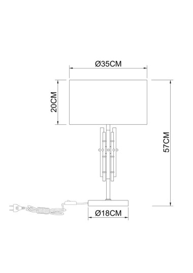 Настольная лампа Arte Lamp Taygeta A4097LT-1CC &mdash; svetrussia.ru
