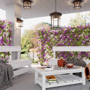 Уличный подвесной светильник Odeon Light Nature Virta 4044/1 &mdash; svetrussia.ru