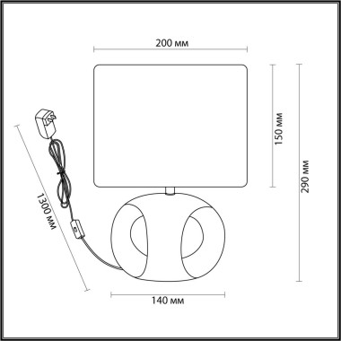 Настольная лампа Lumion Moderni Aimie 5664/1T &mdash; svetrussia.ru