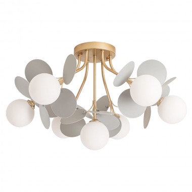 Потолочная люстра Arte Lamp PEACOCK A1369PL-7GY &mdash; svetrussia.ru