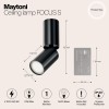 Спот Maytoni Focus S C051CL-01B фото 2 &mdash; svetrussia.ru
